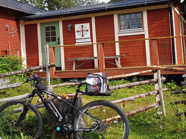 Cykla längs pilgrimsled St Olavsleden