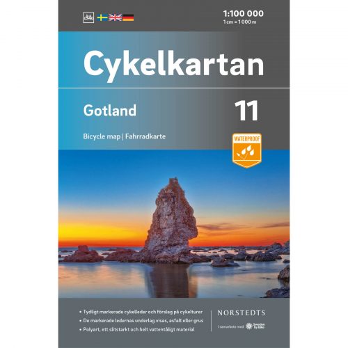 Bicycle map 11 Gotland cover