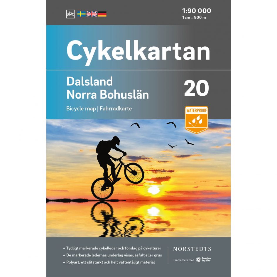 Bicycle map 20 Dalsland Norra Bohuslän cover