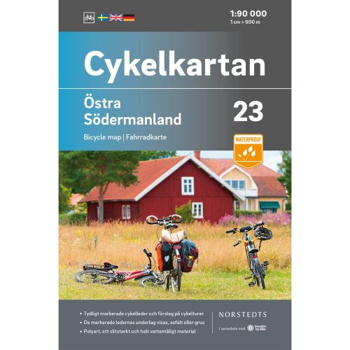 Cykelkarta 23 Östra Södermanland omslag