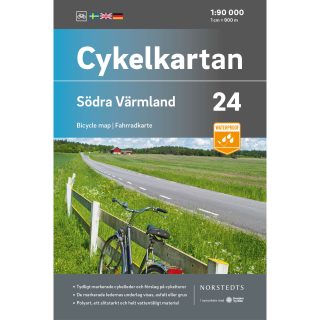 Cykelkarta 24 Södra Värmland omslag