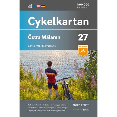 Bicycle map 27 Östra Mälaren cover