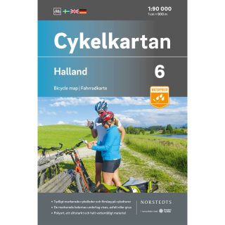 Bicycle map 6 Halland cover