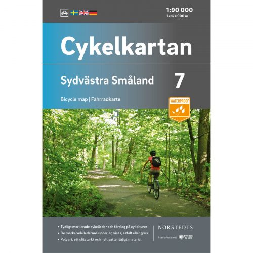 Cykelkarta 7 Sydvästra Småland omslag