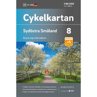 Bicycle map 8 Southeast Småland cover