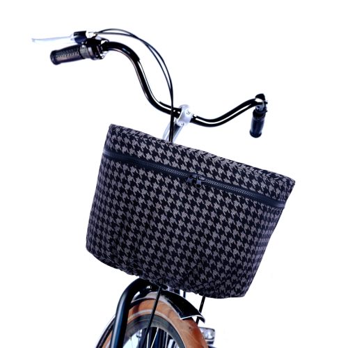 Luna Rain Cover Bicycle Basket Check bike 2