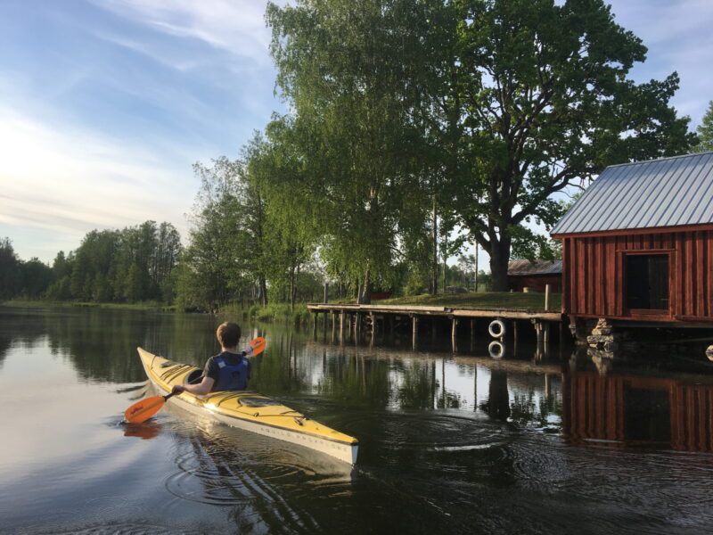 Kvarnen i Borgvik - paddling2