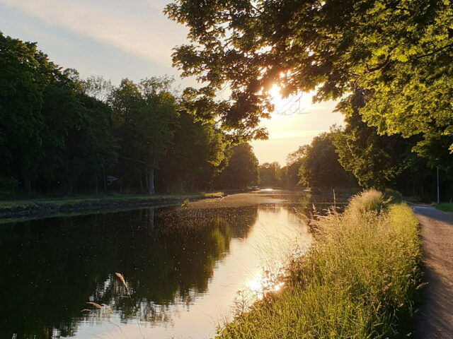 Göta Canal between Söderköping and Motala