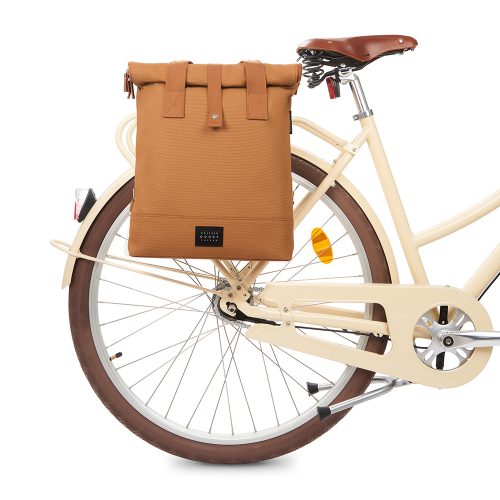 City Bikepack - cognac - bike front