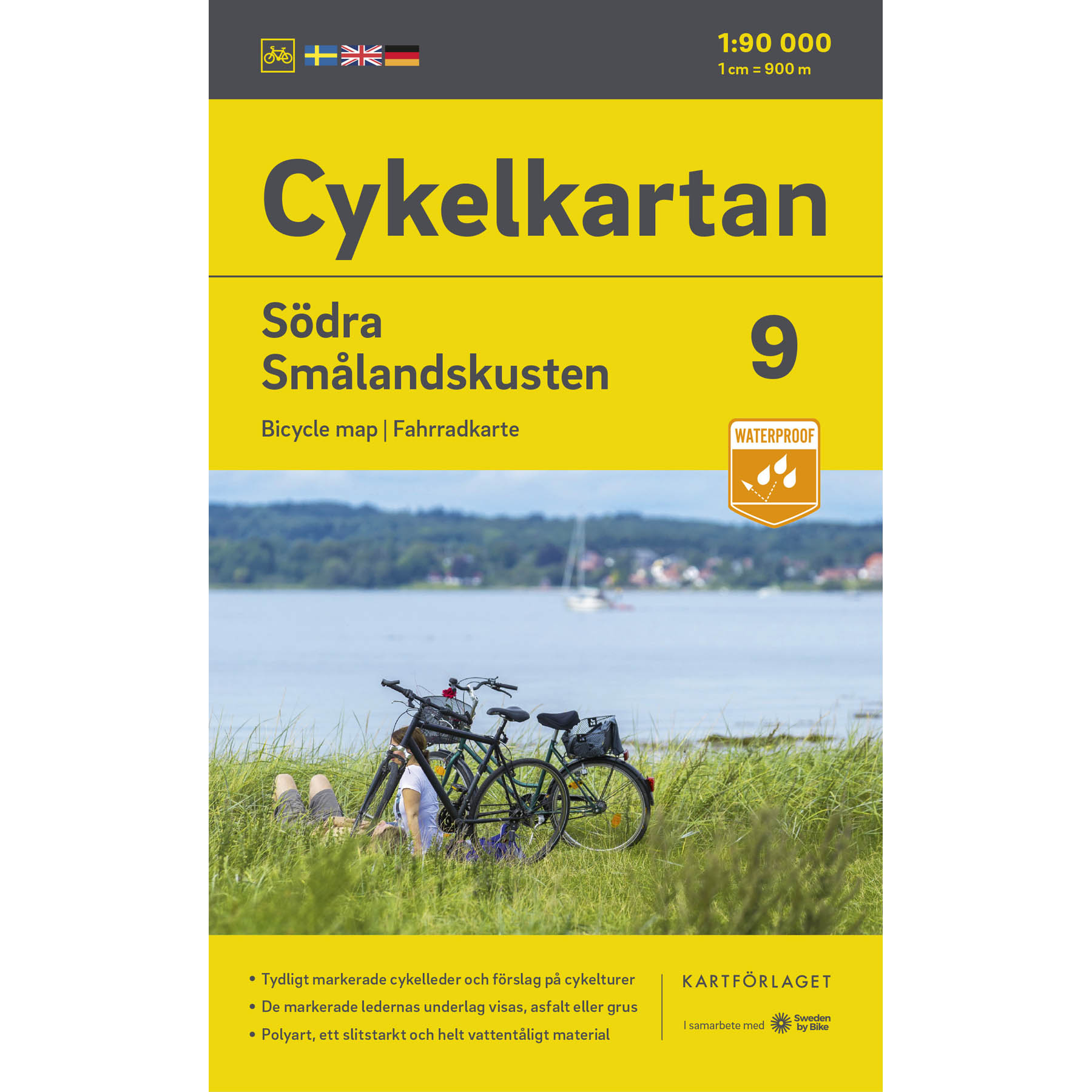 Cycle map 9 Södra Småland coast