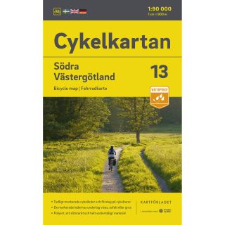 Cykelkarta 13 Södra Västergötland