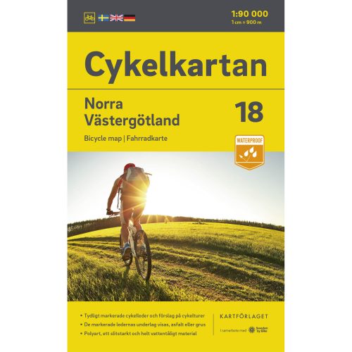 Cycle map 18 Northern Västergötland