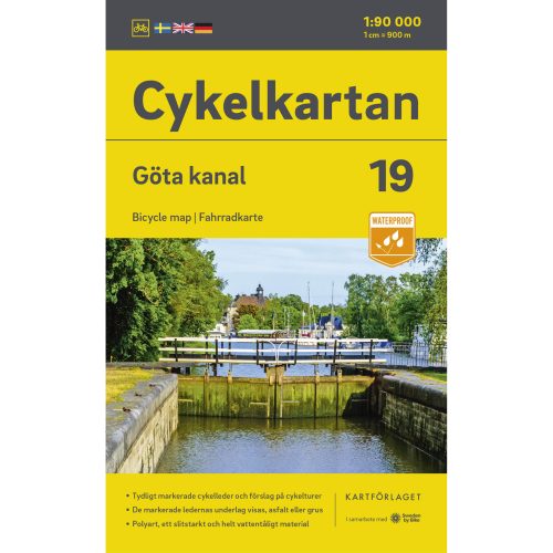 Cycle map 19 Göta canal