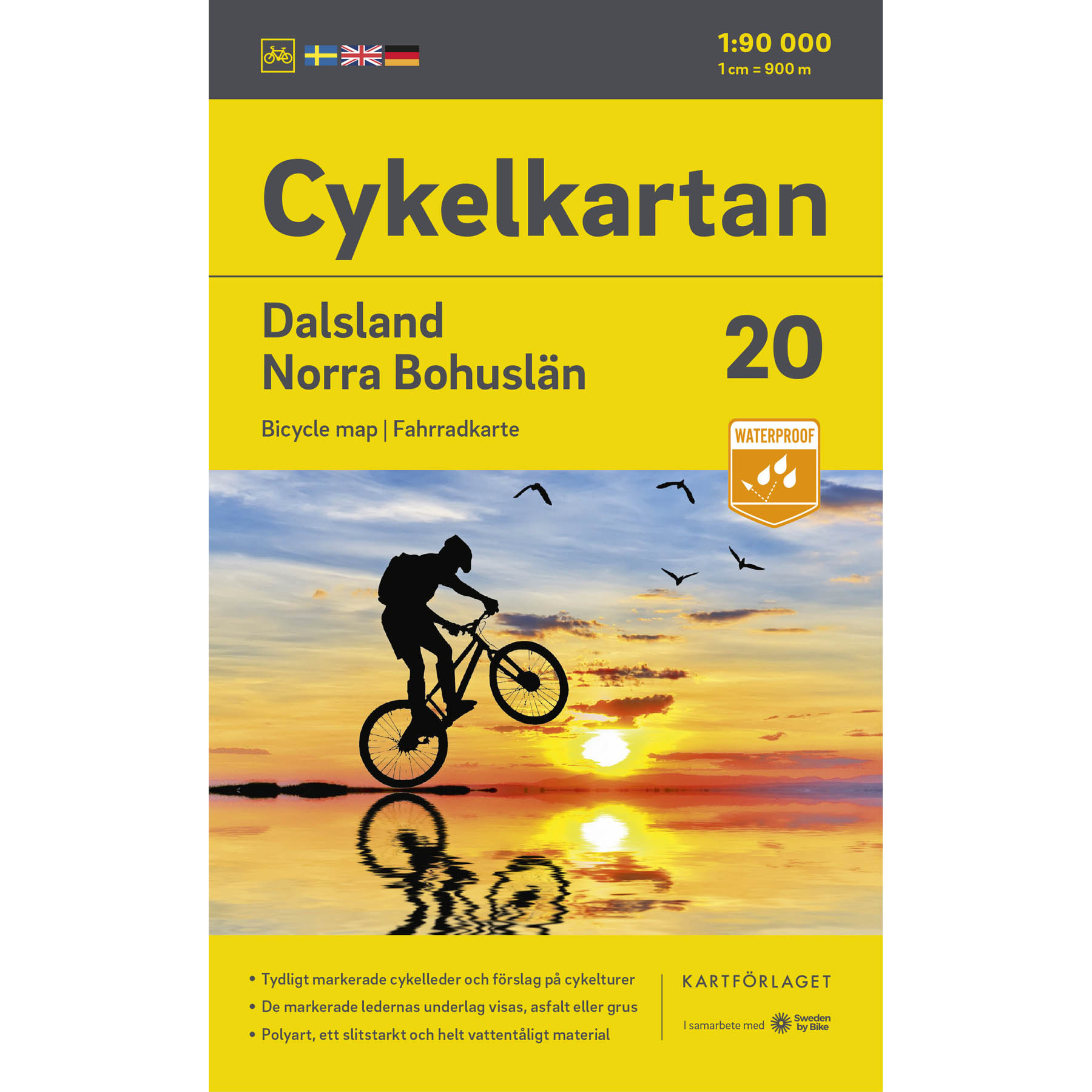 Cycle map 20 Dalsland Norra Bohuslän