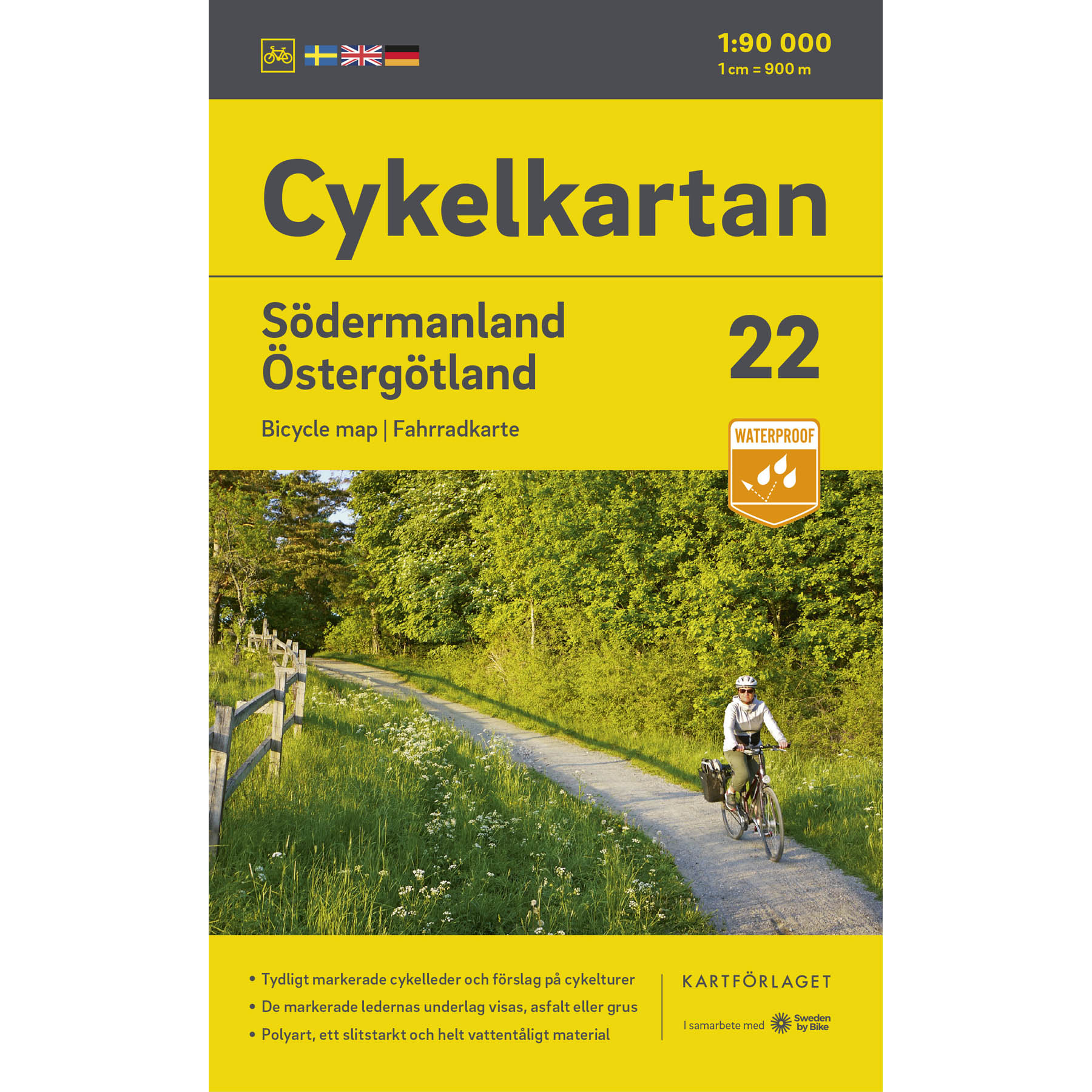 Cycle map 22 Södermanland Östergotland