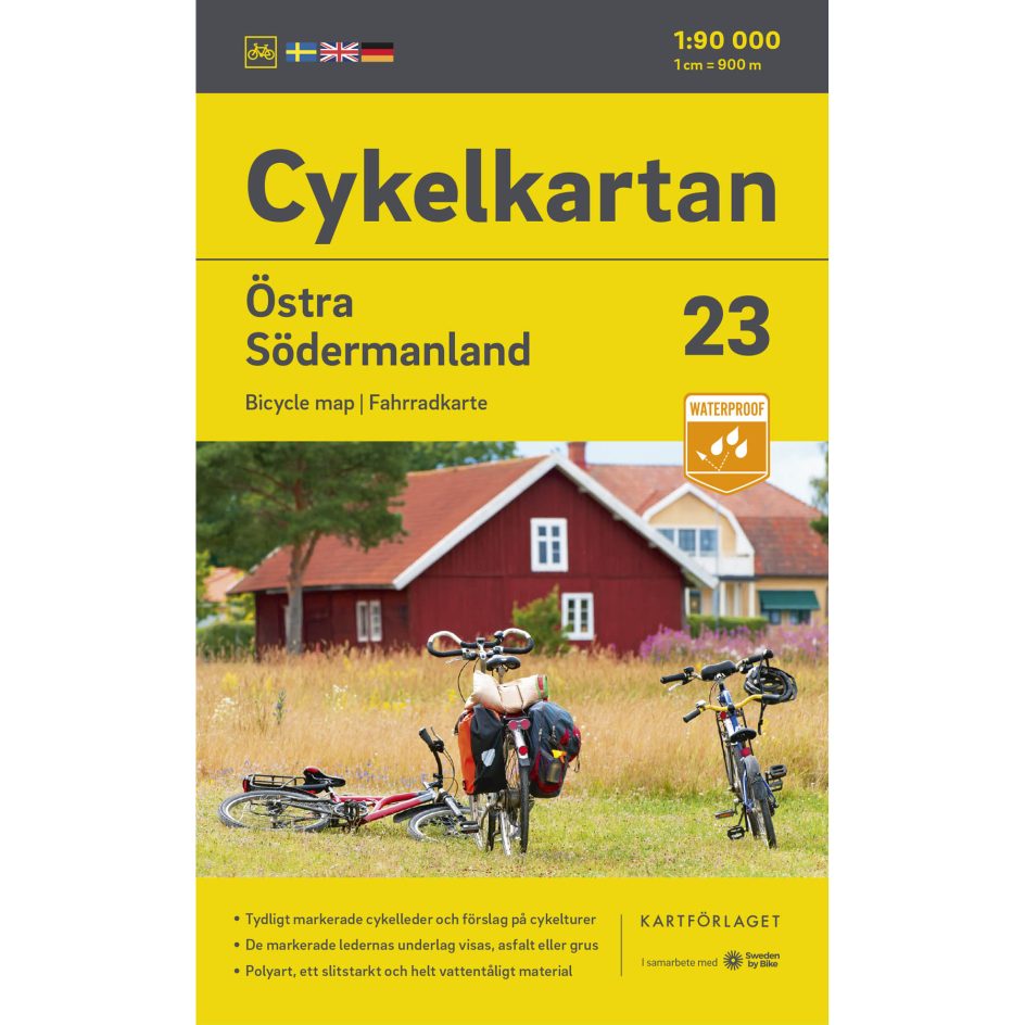 Cycle map 23 Östra Södermanland