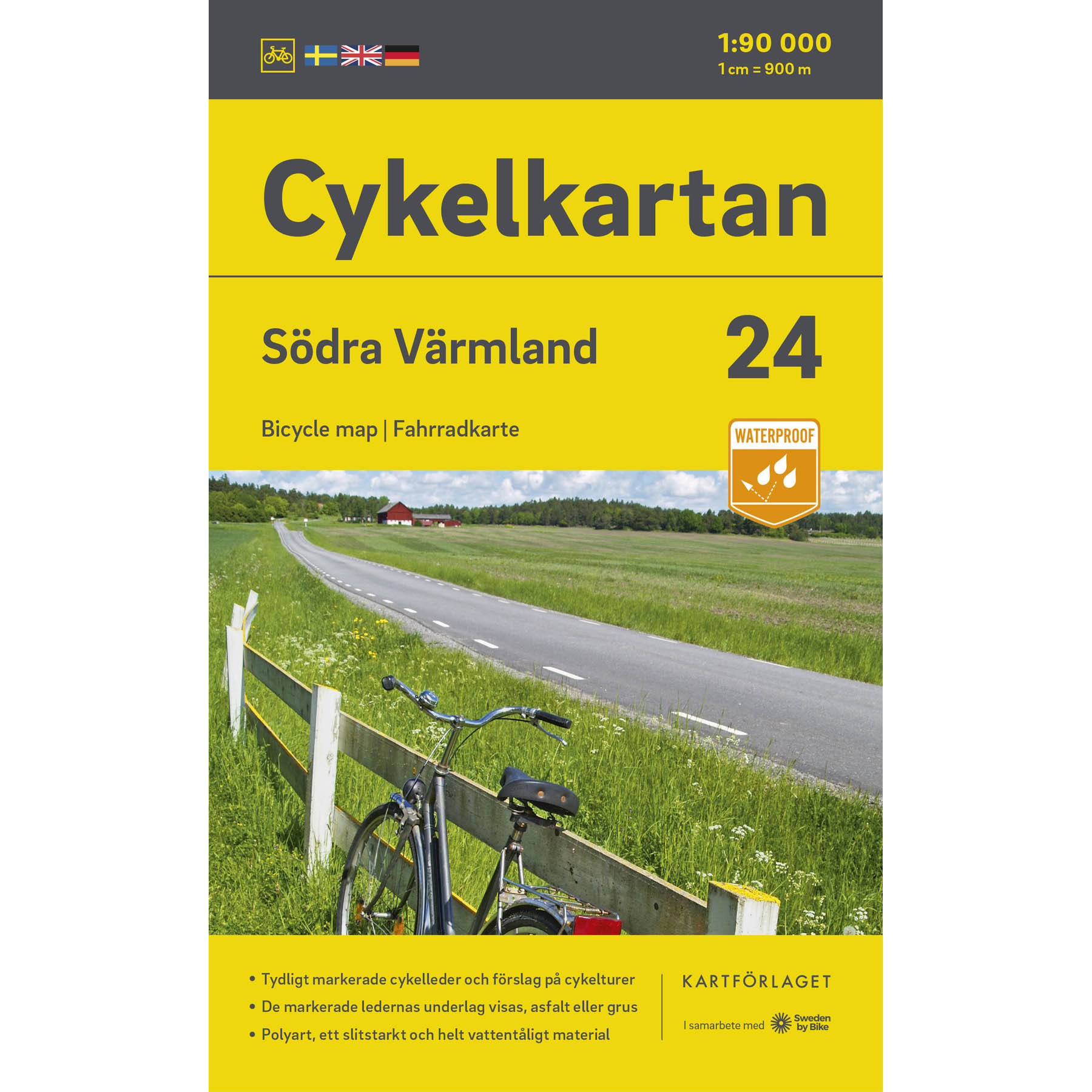 Cycle map 24 Södra Värmland