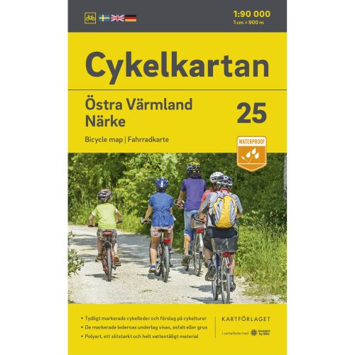 Cykelkarta 25 Östra Värmland Närke