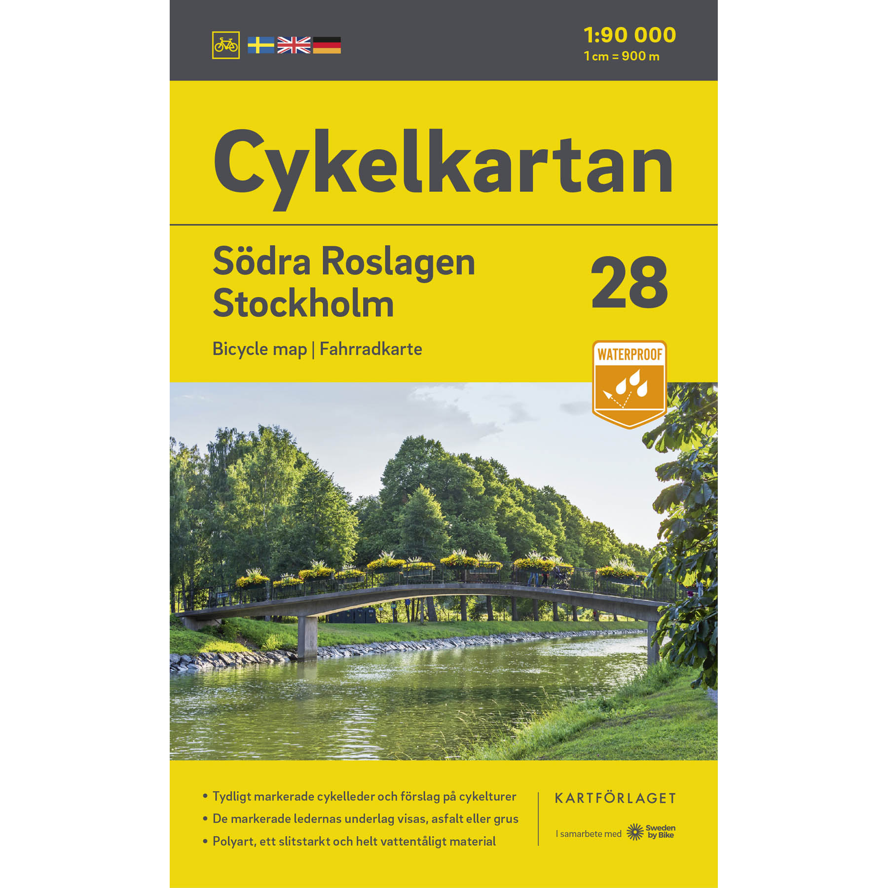 Cykelkarta Södra Roslagen / Stockholm