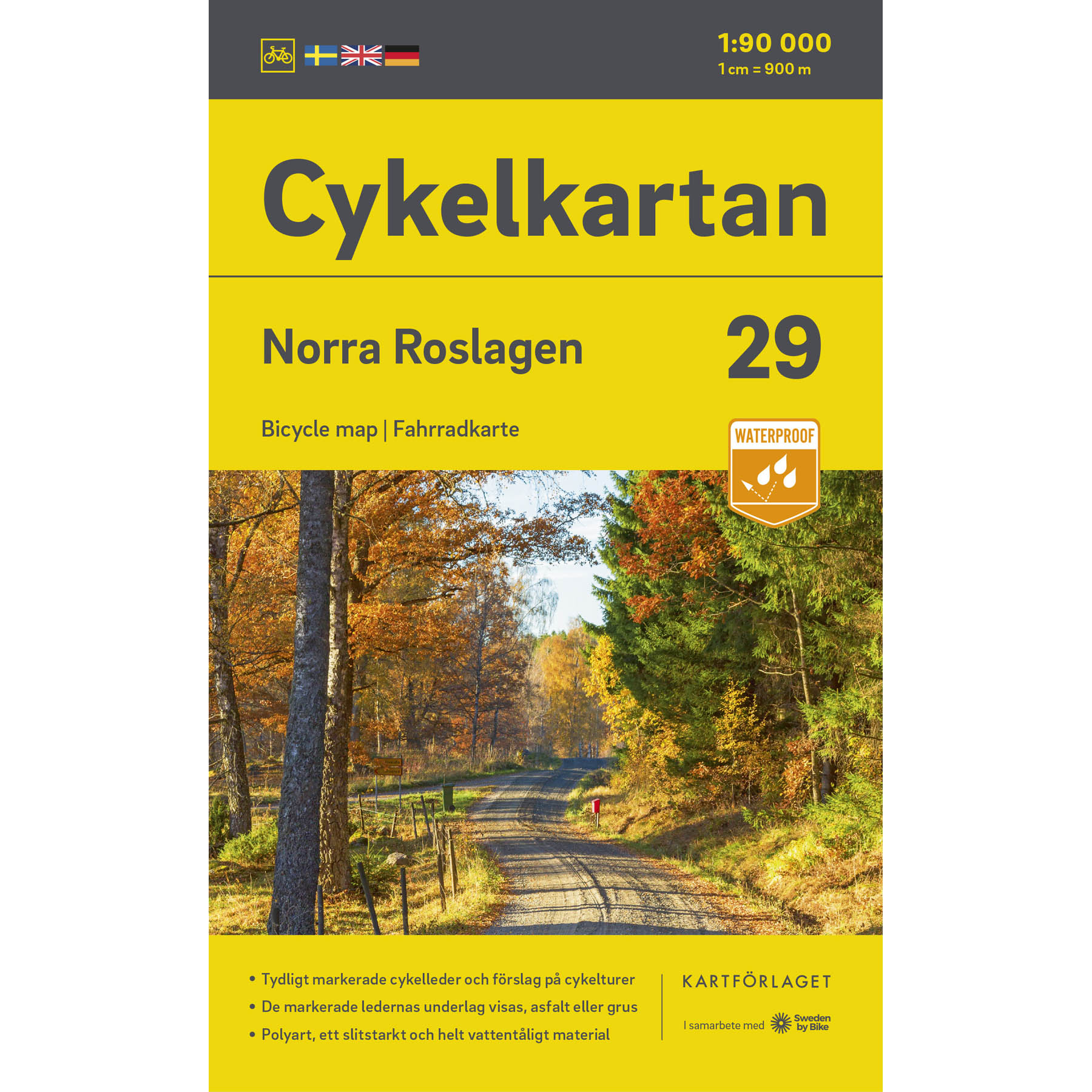 Cycle map 29 Norra Roslagen