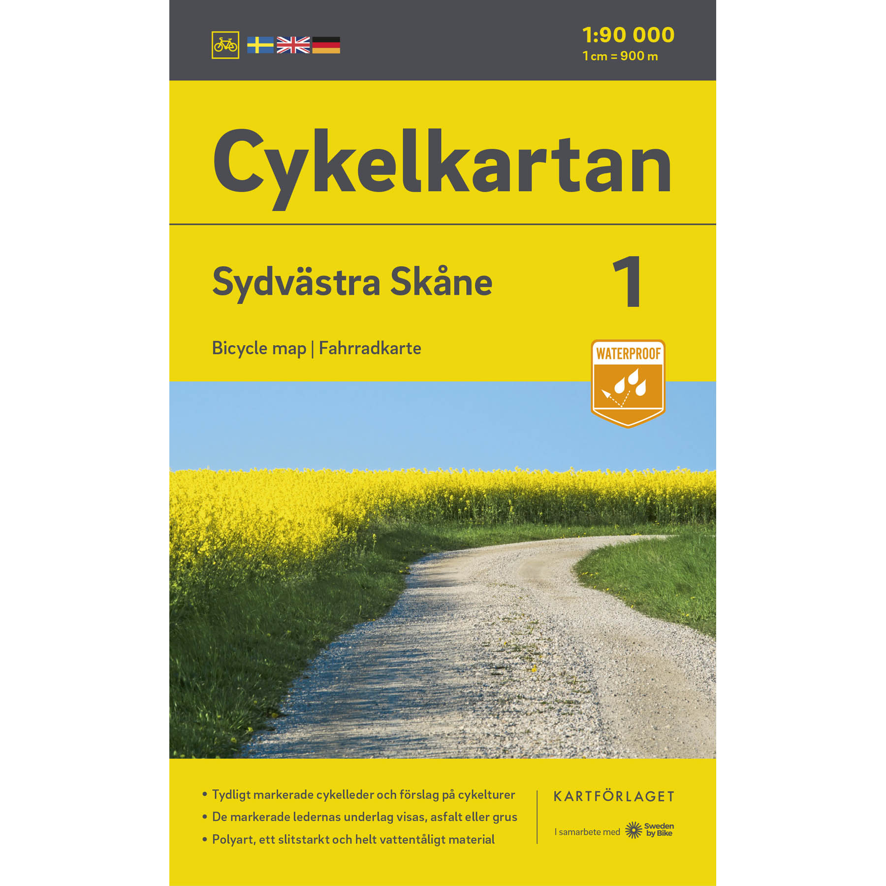 Cykelkarta 1 Sydvästra Skåne